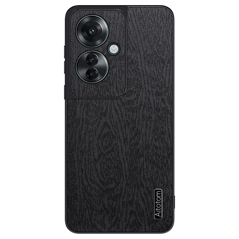 For Oppo Reno11 F 5G Case Wood Texture Leather+PC+TPU Hybrid Slim Phone Cover For Oppo Reno11 F 5G Case Wood Texture Leather+PC+TPU Hybrid Slim Phone Cover